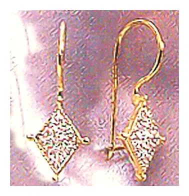 14k Diamanda Earrings (.09ct)