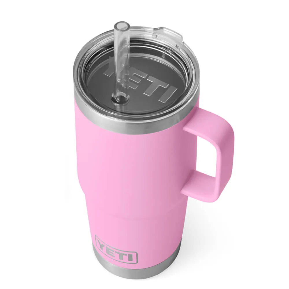 21071502073 TERMO RAMBLER 25oz STRAW MUG POWER PINK MARCA YETI