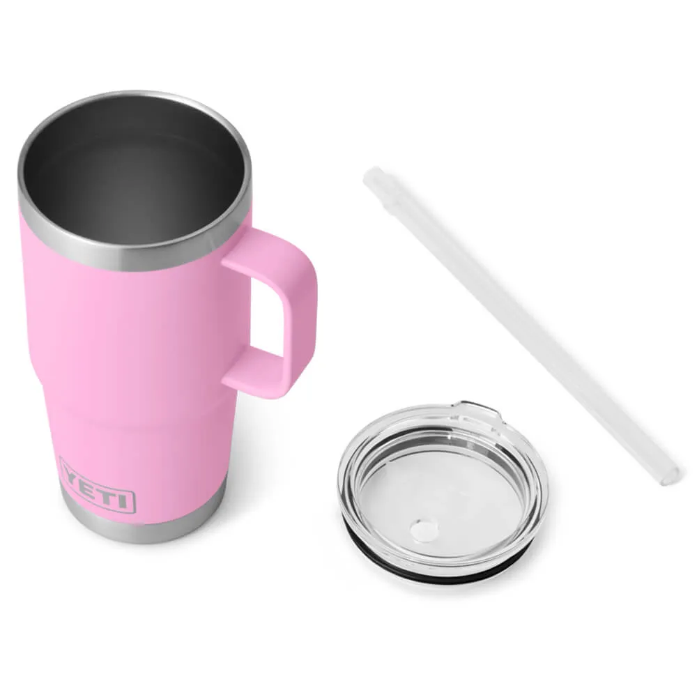 21071502073 TERMO RAMBLER 25oz STRAW MUG POWER PINK MARCA YETI