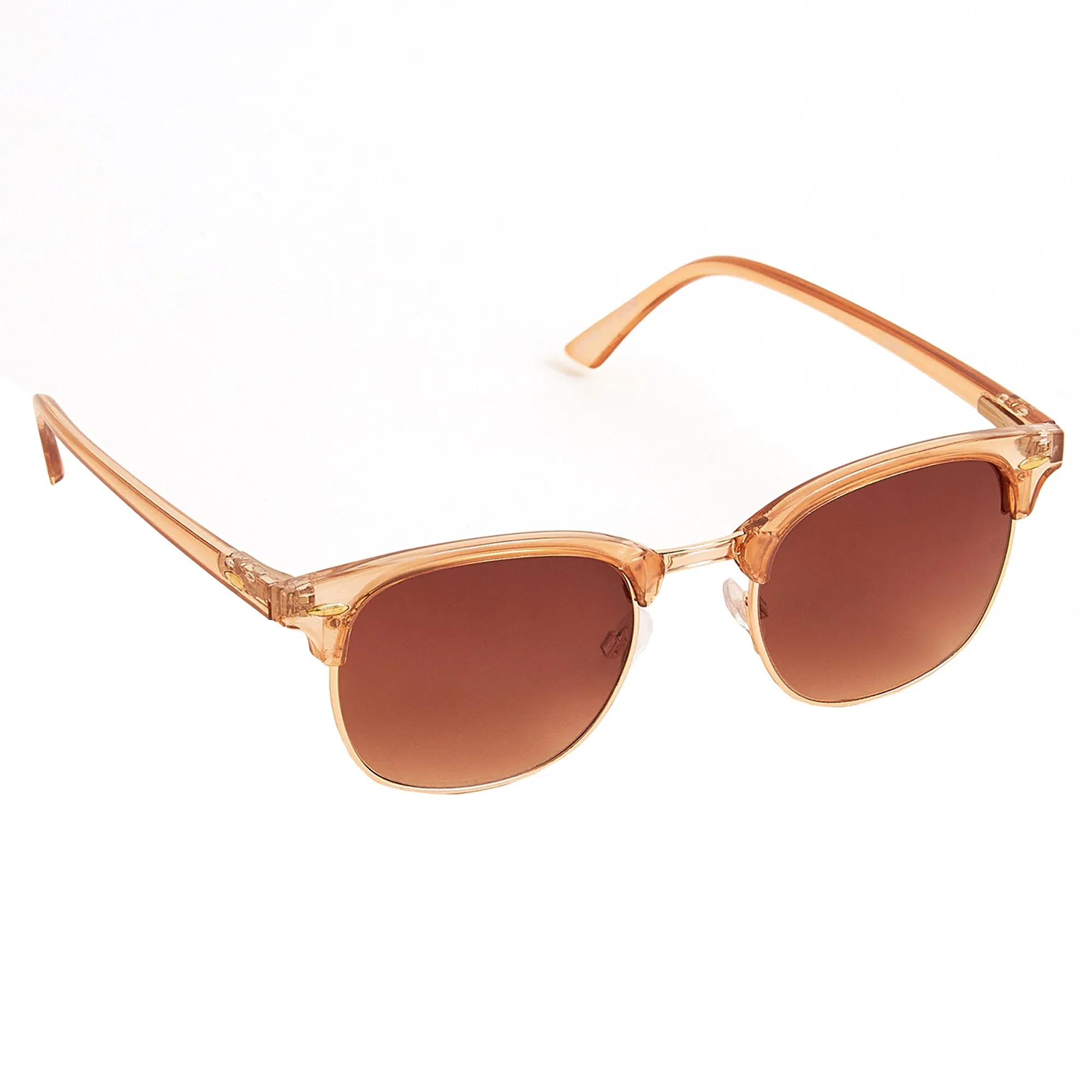 Accessorize London Women's Clear Round Sunglasses