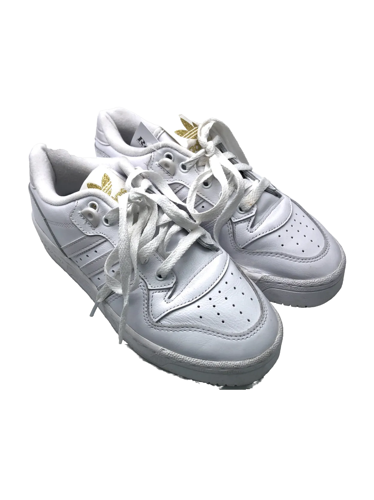 adidas White Original Rivalry Low Sneakers UK 4.5 EU 37.5 👠