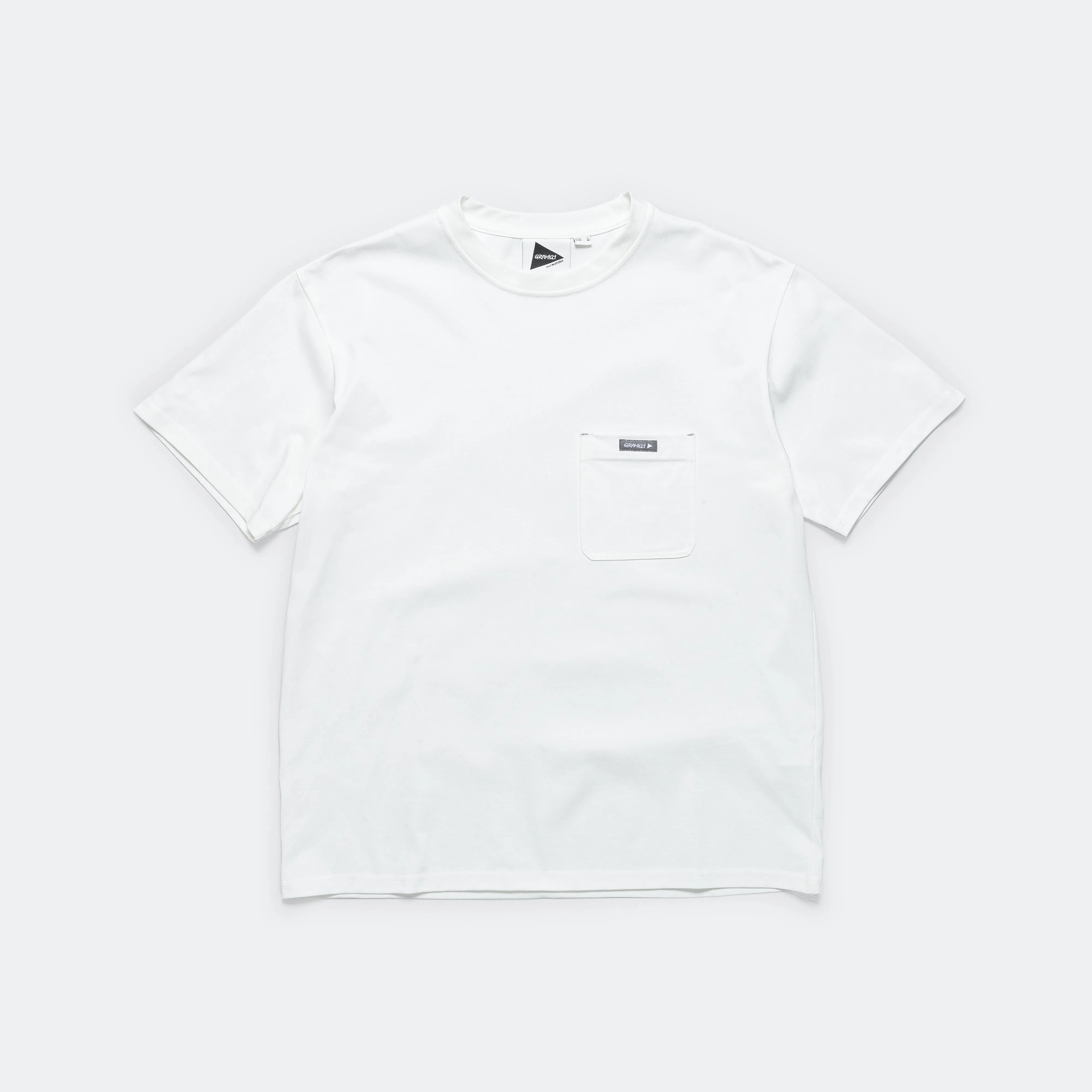 Backprint Tee × and wander - White