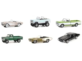 Barrett Jackson Scottsdale Edition Set of 6 Cars Series 13 1/64 Diecast Model Cars by Greenlight