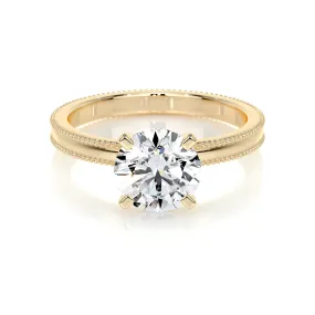 Charlie Lab Grown Diamond Ring -18K Yellow Gold