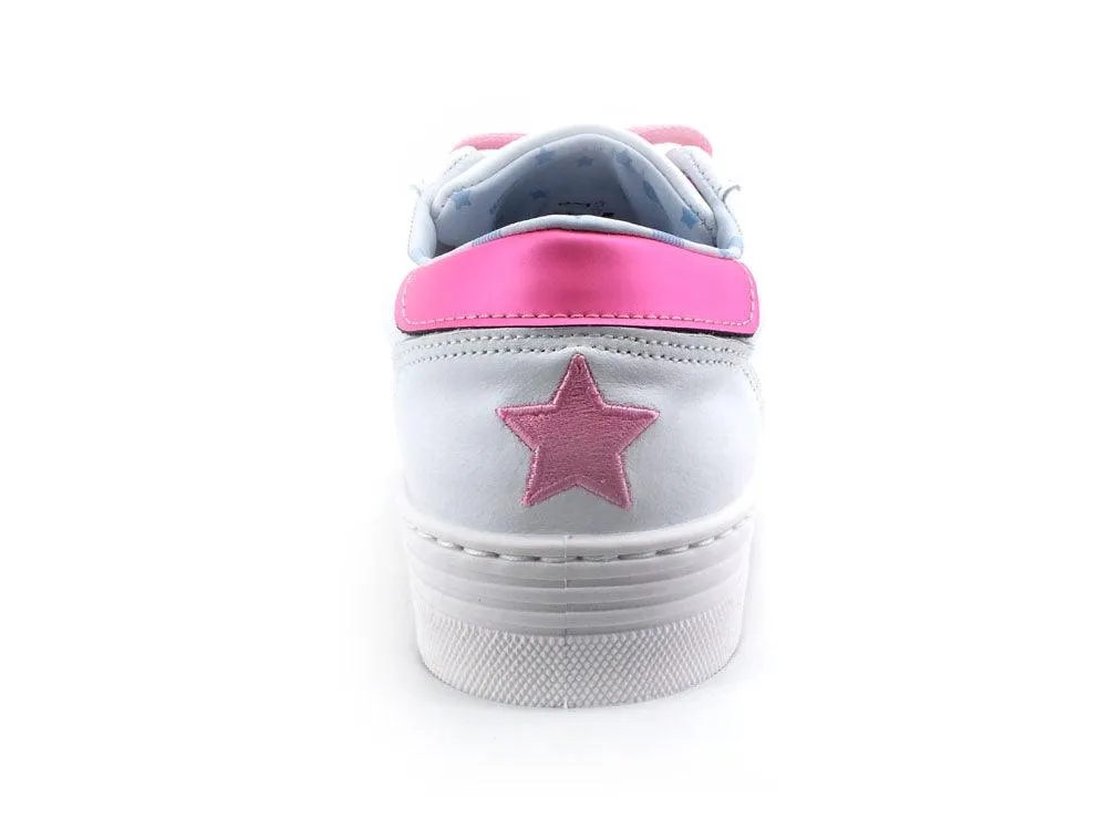 CHIARA FERRAGNI Sneaker Platform Retro Star White Pink CF2917-072