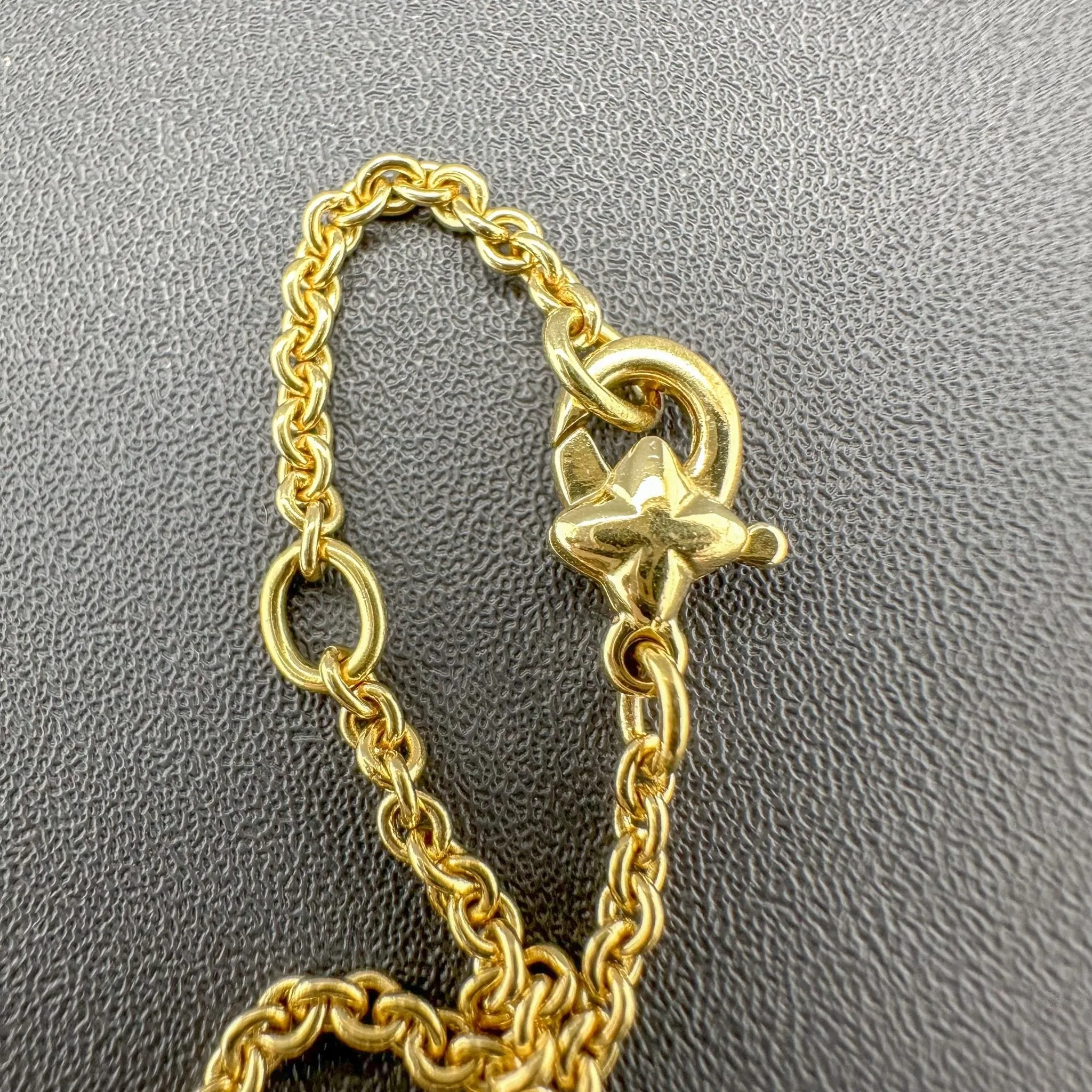 Estate David Yurman 14K Y Gold G-H/SI1 Diamond Cupid’s Heart Bracelet