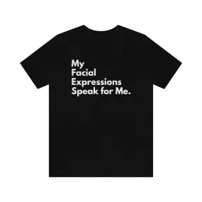 Facial Expressions Unisex Tee