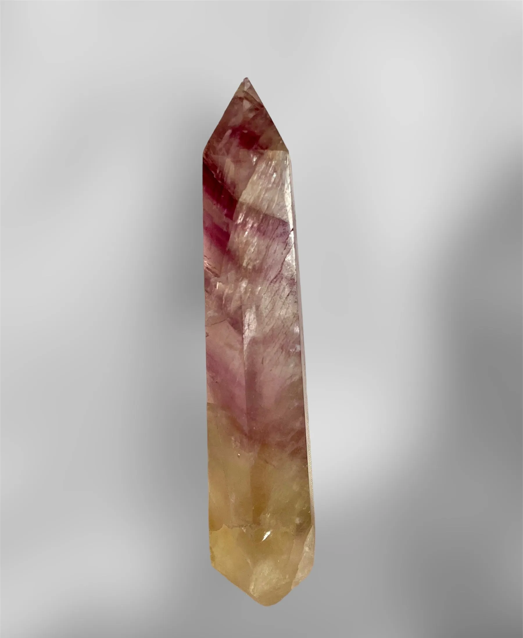 Fluorite Double Terminated Gemstone Wand