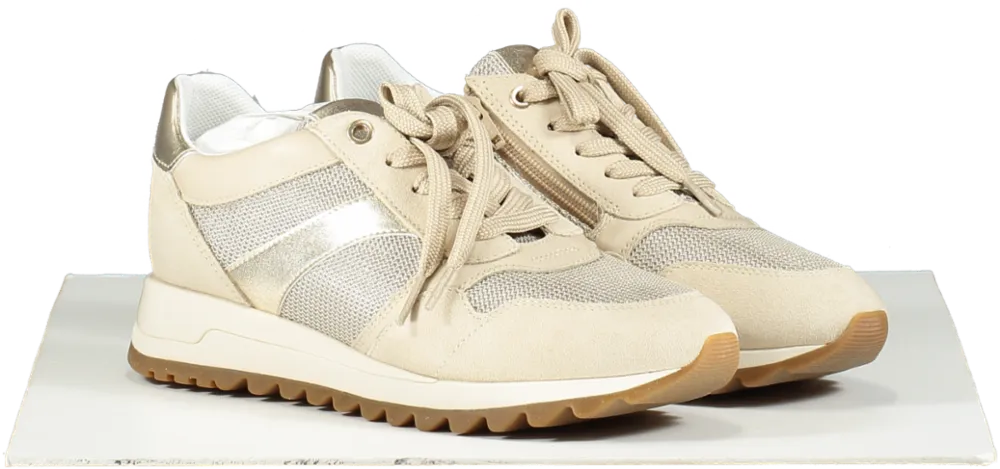 geox Beige Tabeyla Respira Trainers BNIB UK 5 EU 38 👠