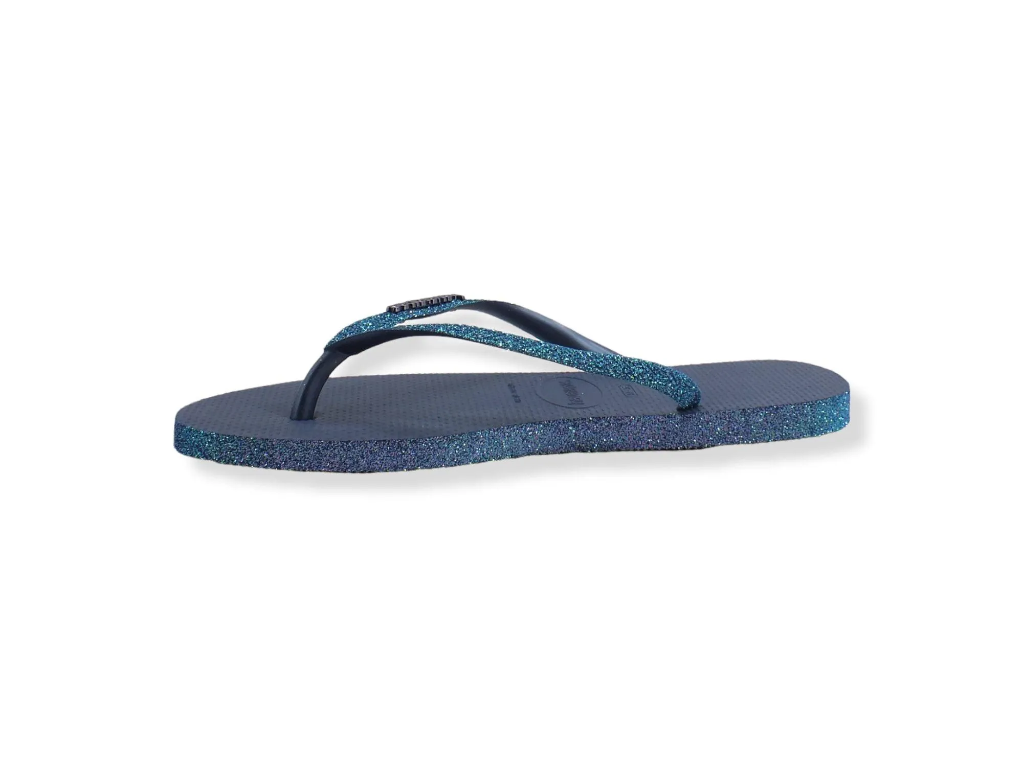 HAVAIANAS Slim Sparkle II Infradito Donna Glitter Ingido Blue 4146937