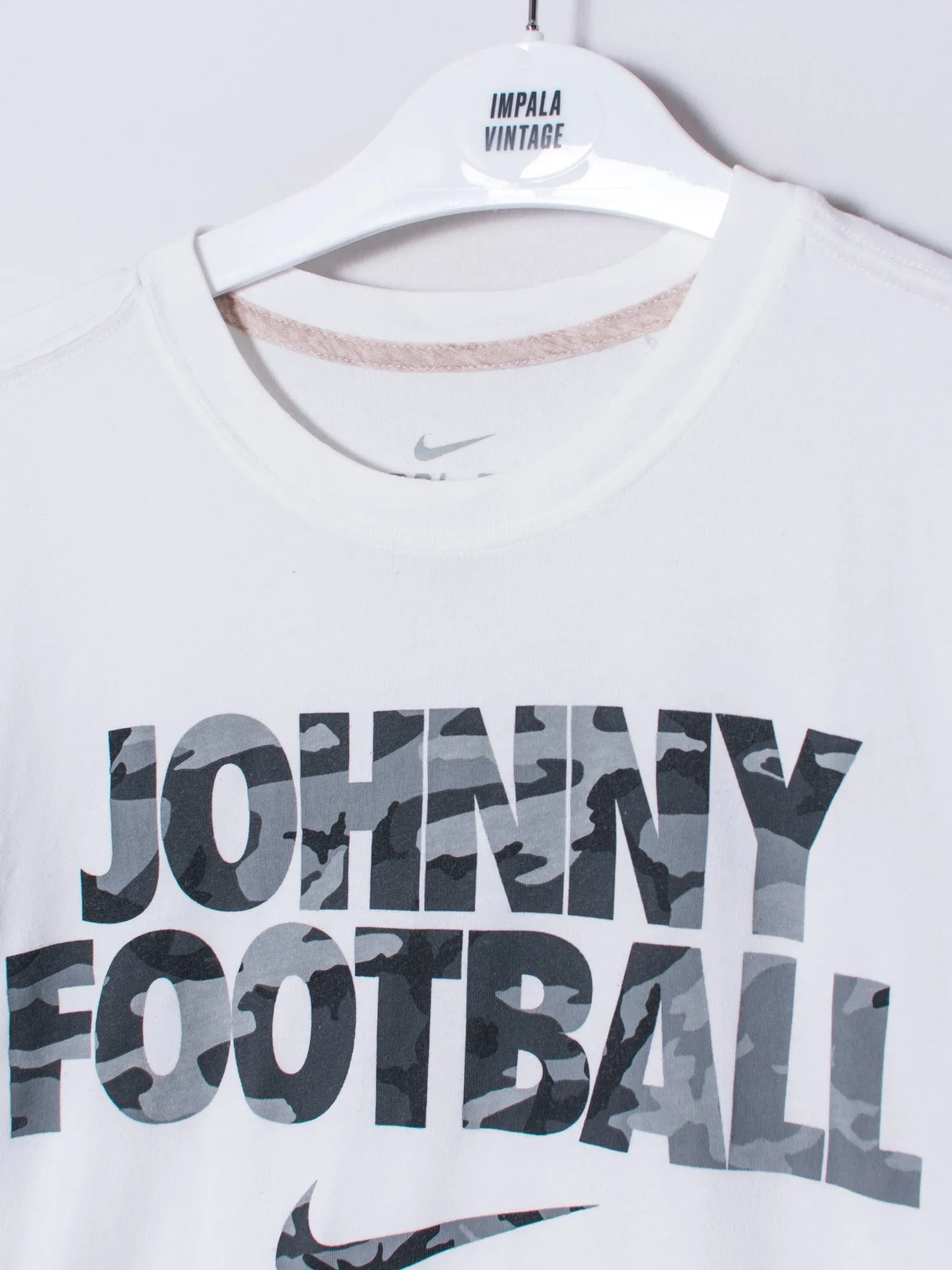 Johnny Football Nike White Cotton Tee