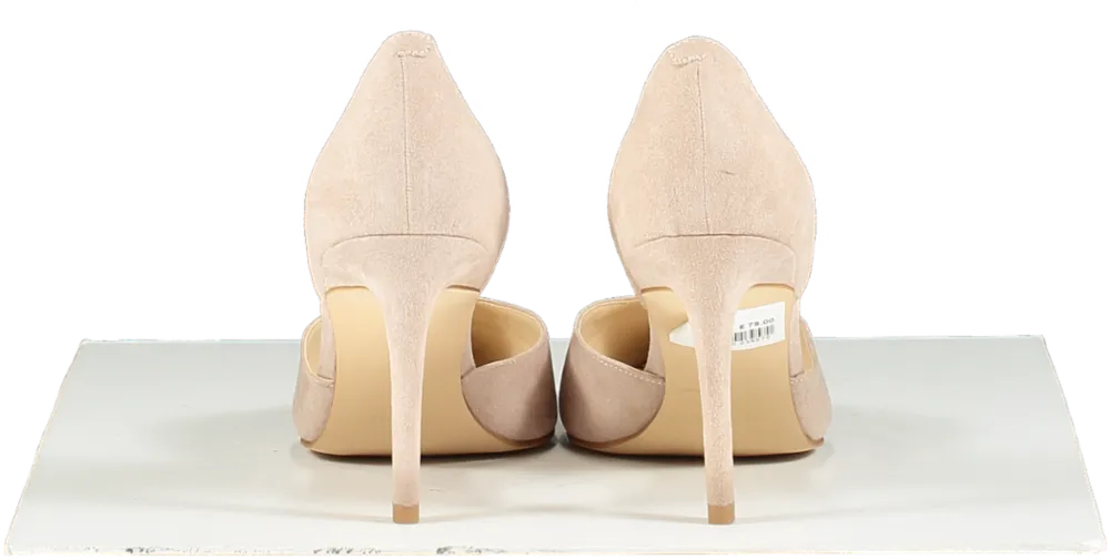 Kurt Geiger Nine West Beige Suede Eaval Court Shoes Bnib UK 8.5  👠