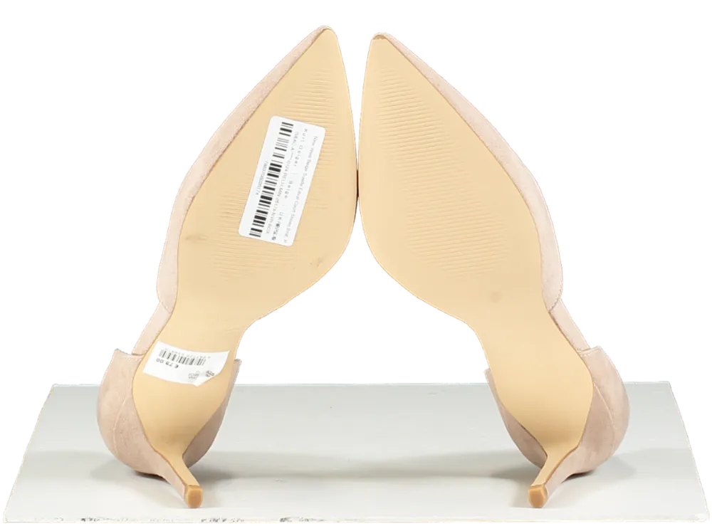 Kurt Geiger Nine West Beige Suede Eaval Court Shoes Bnib UK 8.5  👠