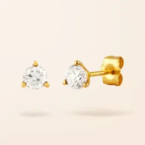 Lab Created Diamond 14K Gold Classic Stud Earrings (1.00ct TW)