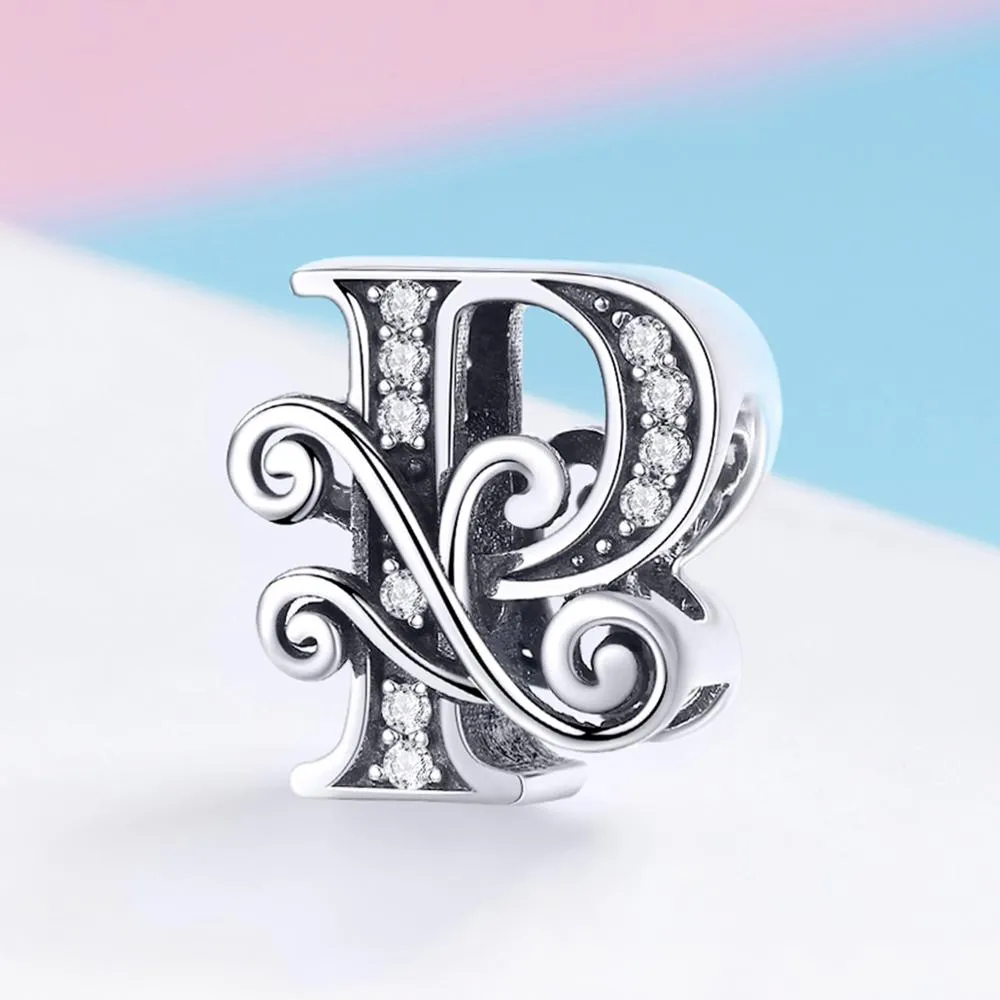 Letter P Initial Alphabet Charm