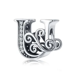 Letter U Initial Alphabet Charm