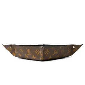 Louis Vuitton Monogram Brown Custom Leather Tray