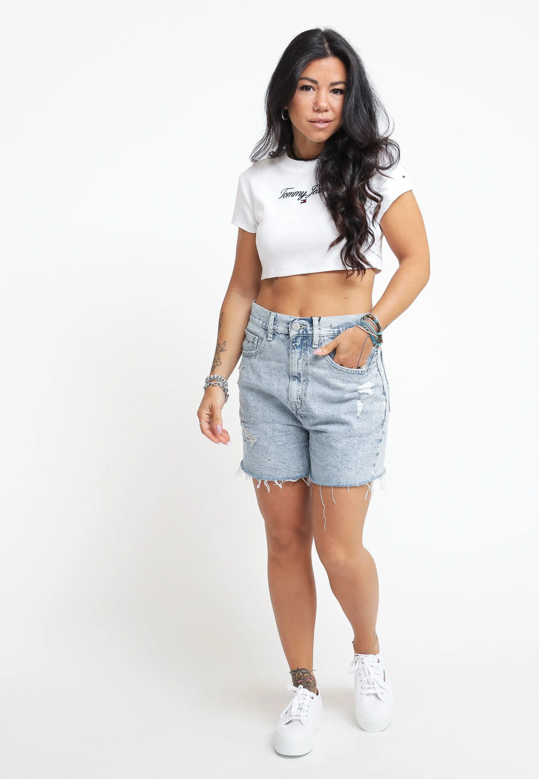 Mom Short - Denim Light