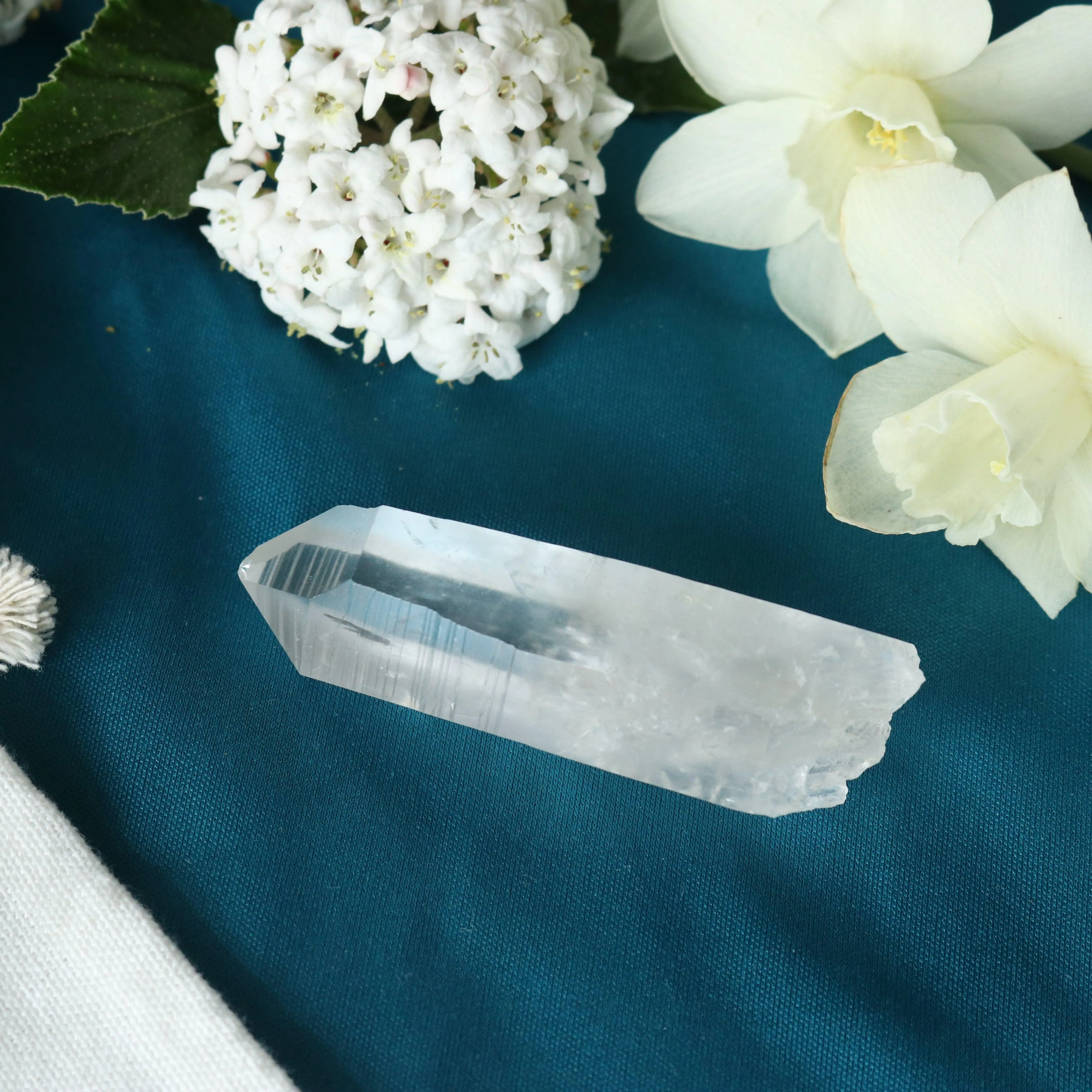 Natural Lemurian Quartz Point from Brazil