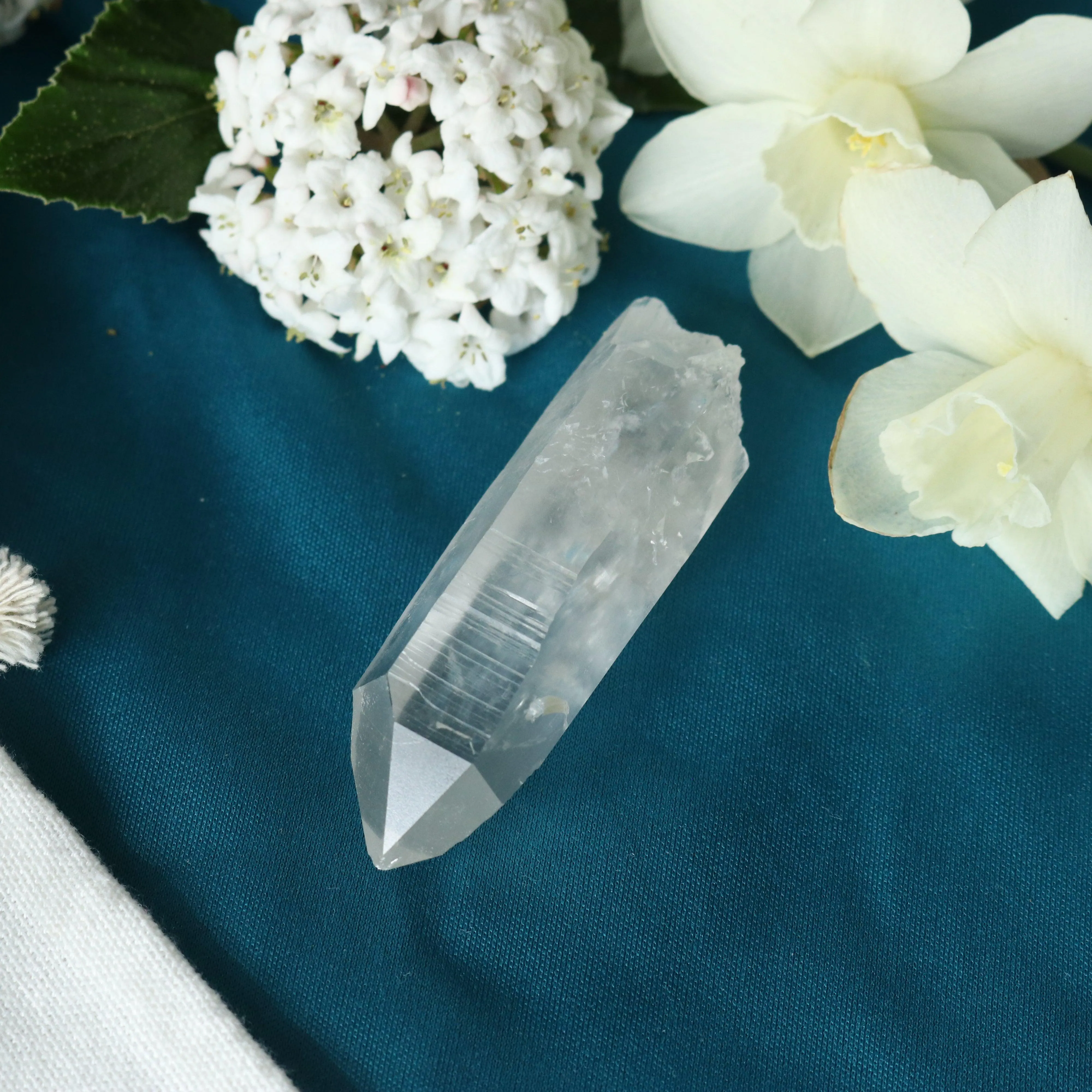 Natural Lemurian Quartz Point from Brazil