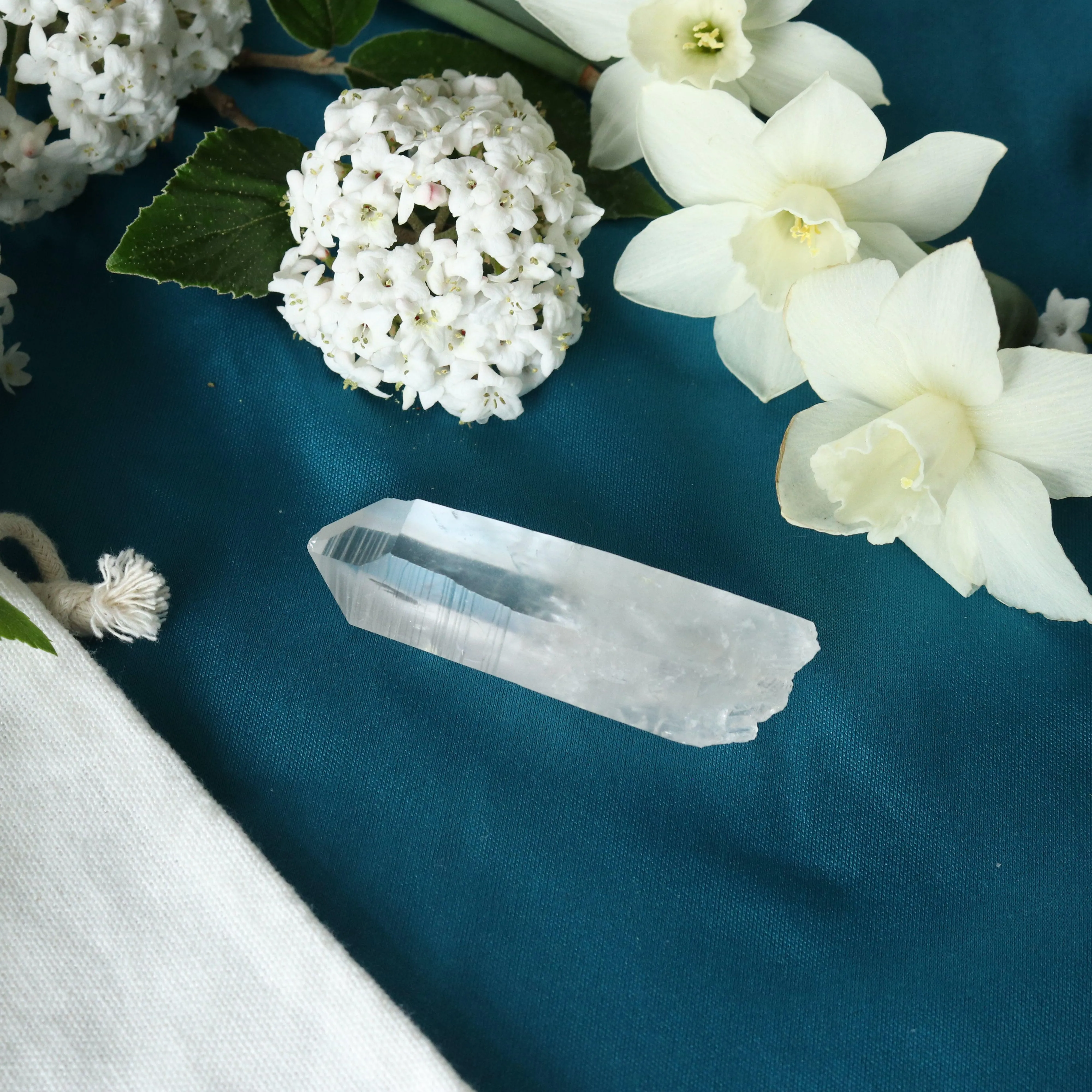 Natural Lemurian Quartz Point from Brazil