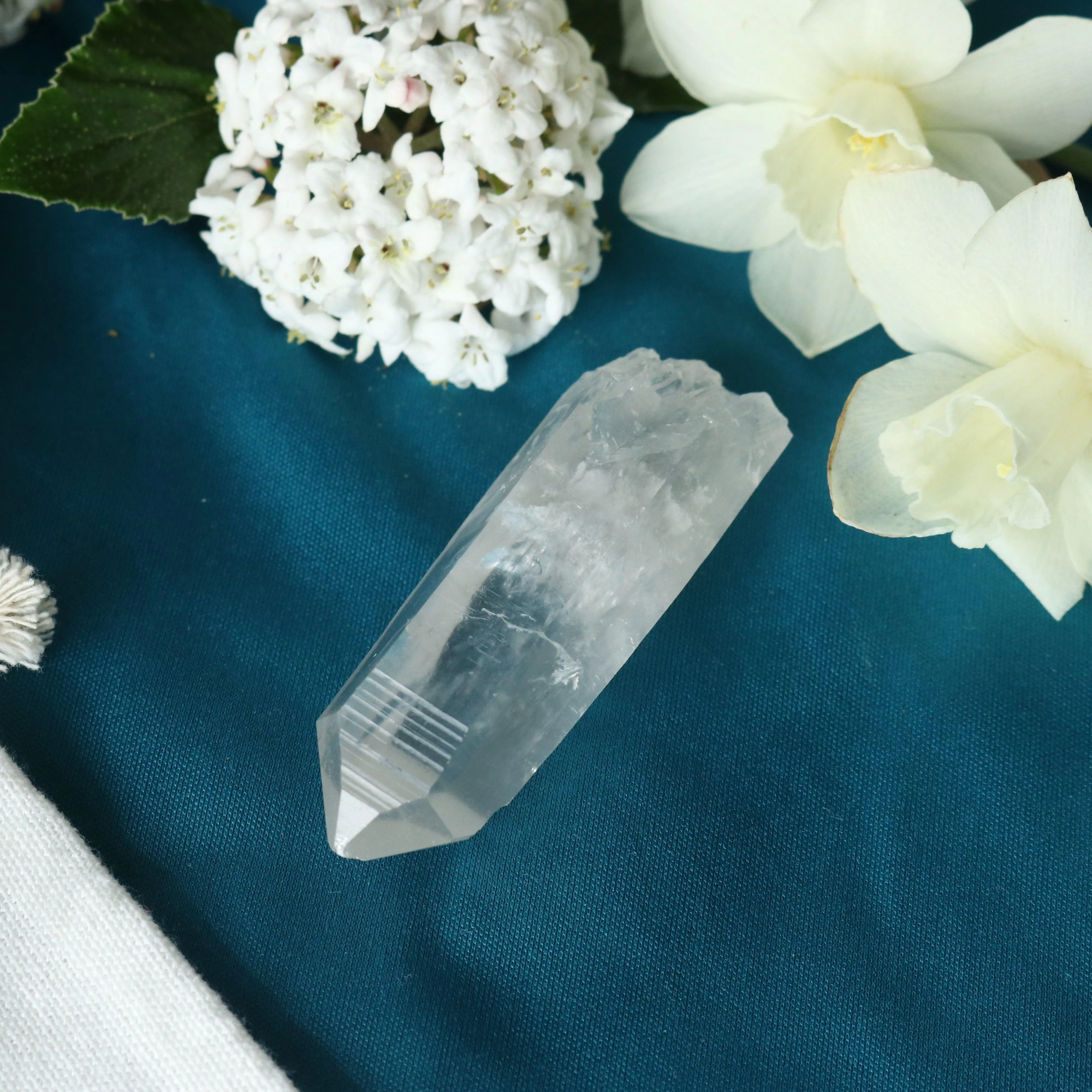 Natural Lemurian Quartz Point from Brazil