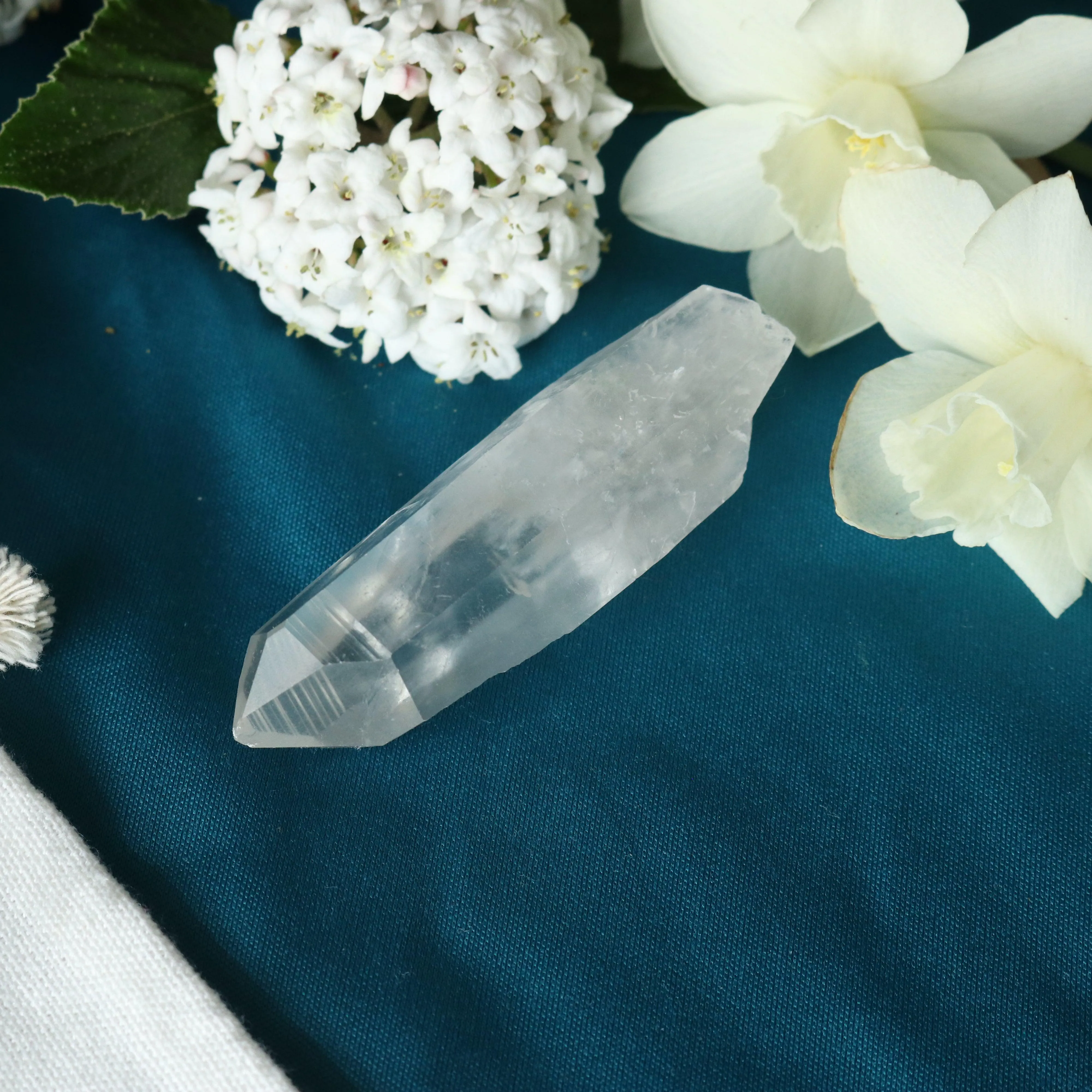 Natural Lemurian Quartz Point from Brazil