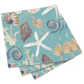 Ocean Sea Treasures Paper Cocktail Napkins (Pack of 20)