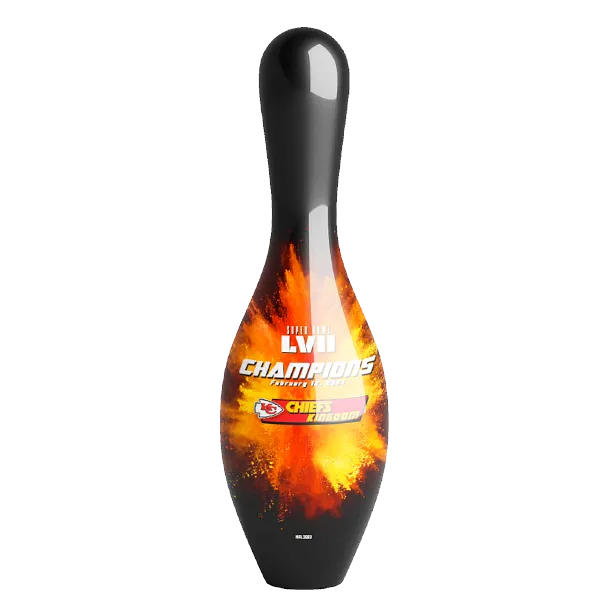 Ontheballbowling NFL KC Chiefs SB LVII Championship Bowling Pin