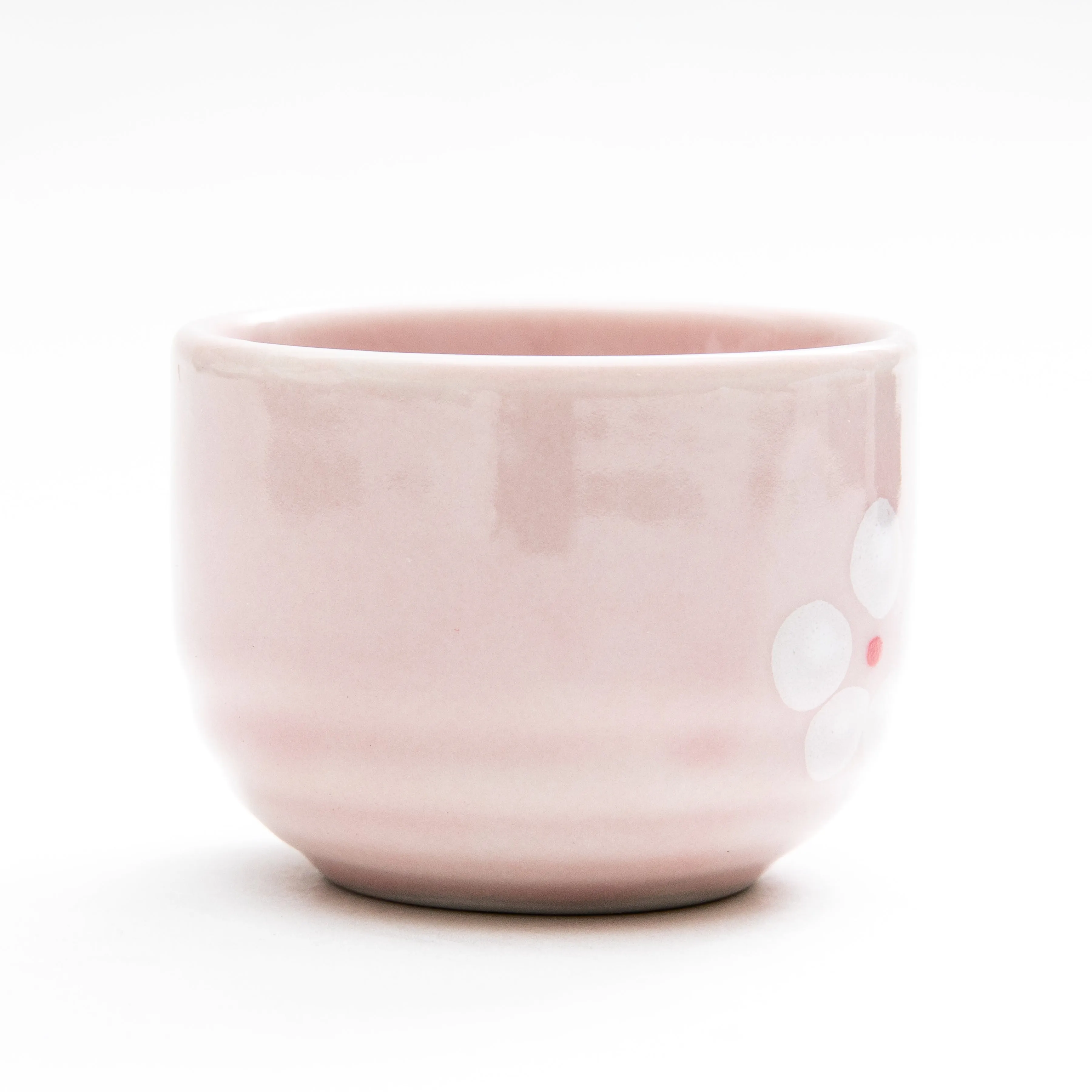 Plum Blossom Porcelain Sake Cup