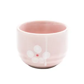 Plum Blossom Porcelain Sake Cup