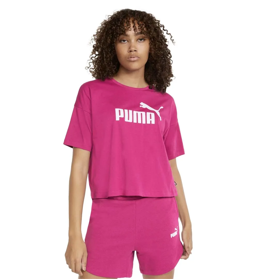 Puma - Women's Essentials Cropped Logo T-Shirt (586866 86)