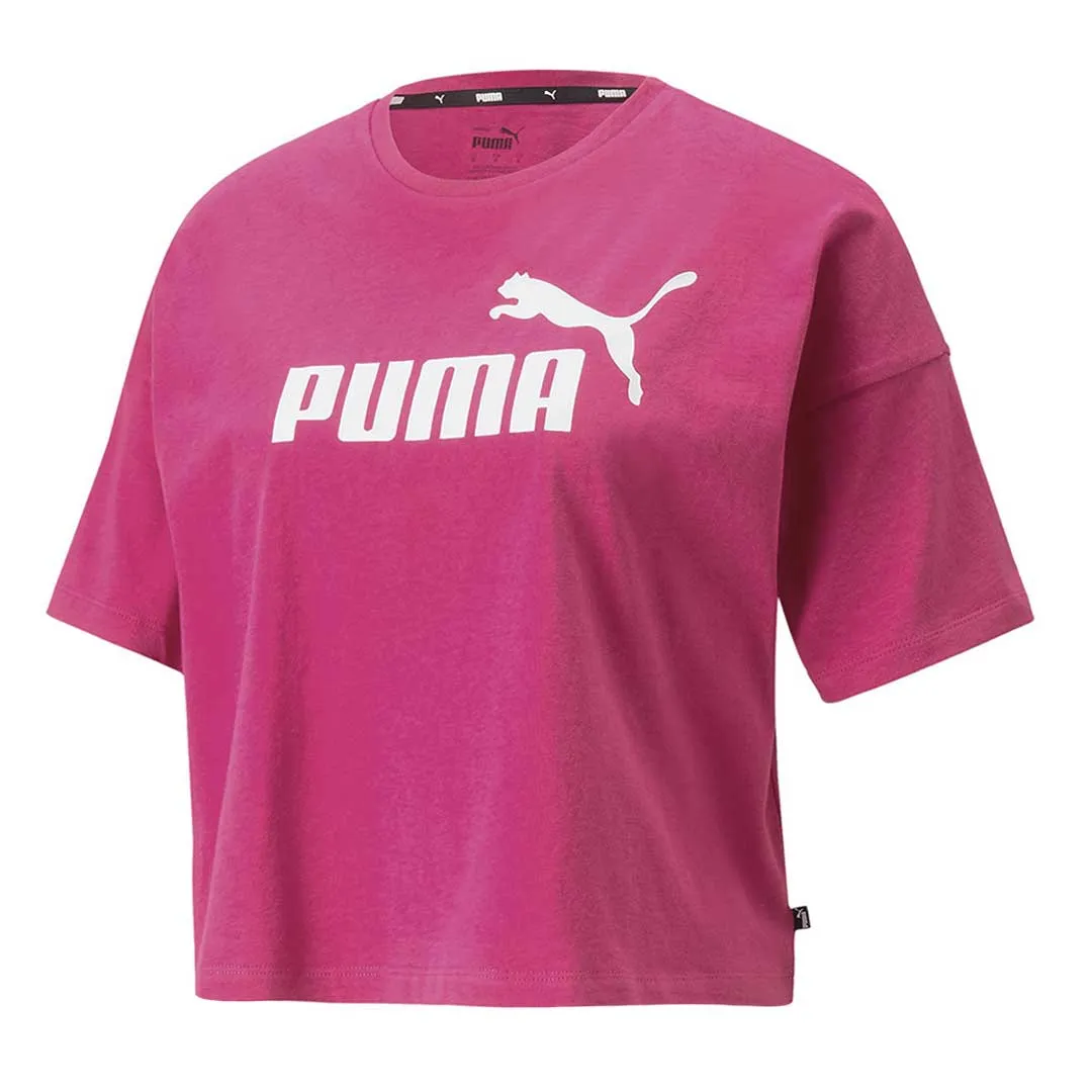 Puma - Women's Essentials Cropped Logo T-Shirt (586866 86)