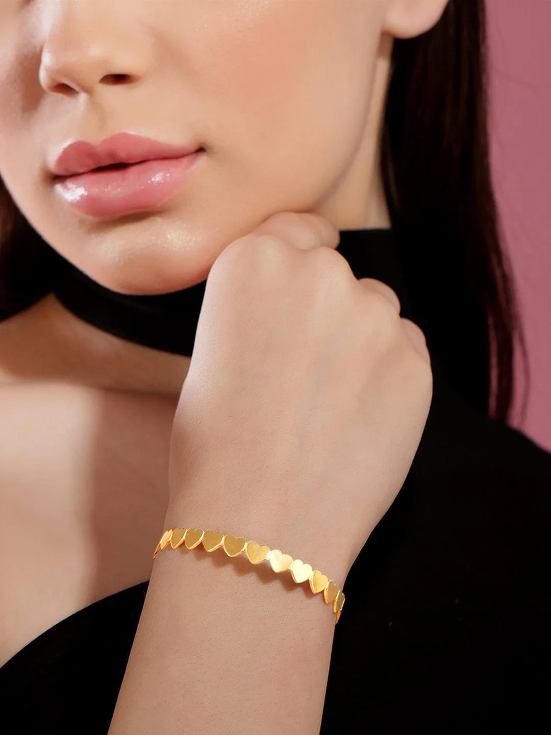 Rubans Voguish Women Gold-Plated Bracelet