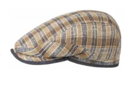 Stetson Silk/Linen check Drivers style cap