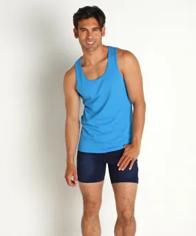 Stretch Cotton Jersey Tank (Blue River)