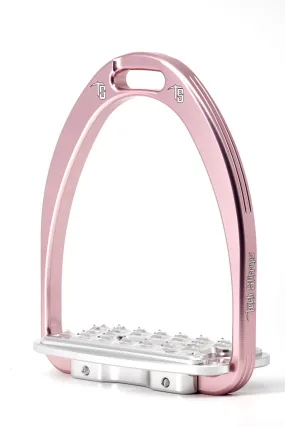 Tech Stirrups Siena Irons in Pink - One Size