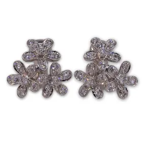 Van Cleef Socrate Diamond Earrings