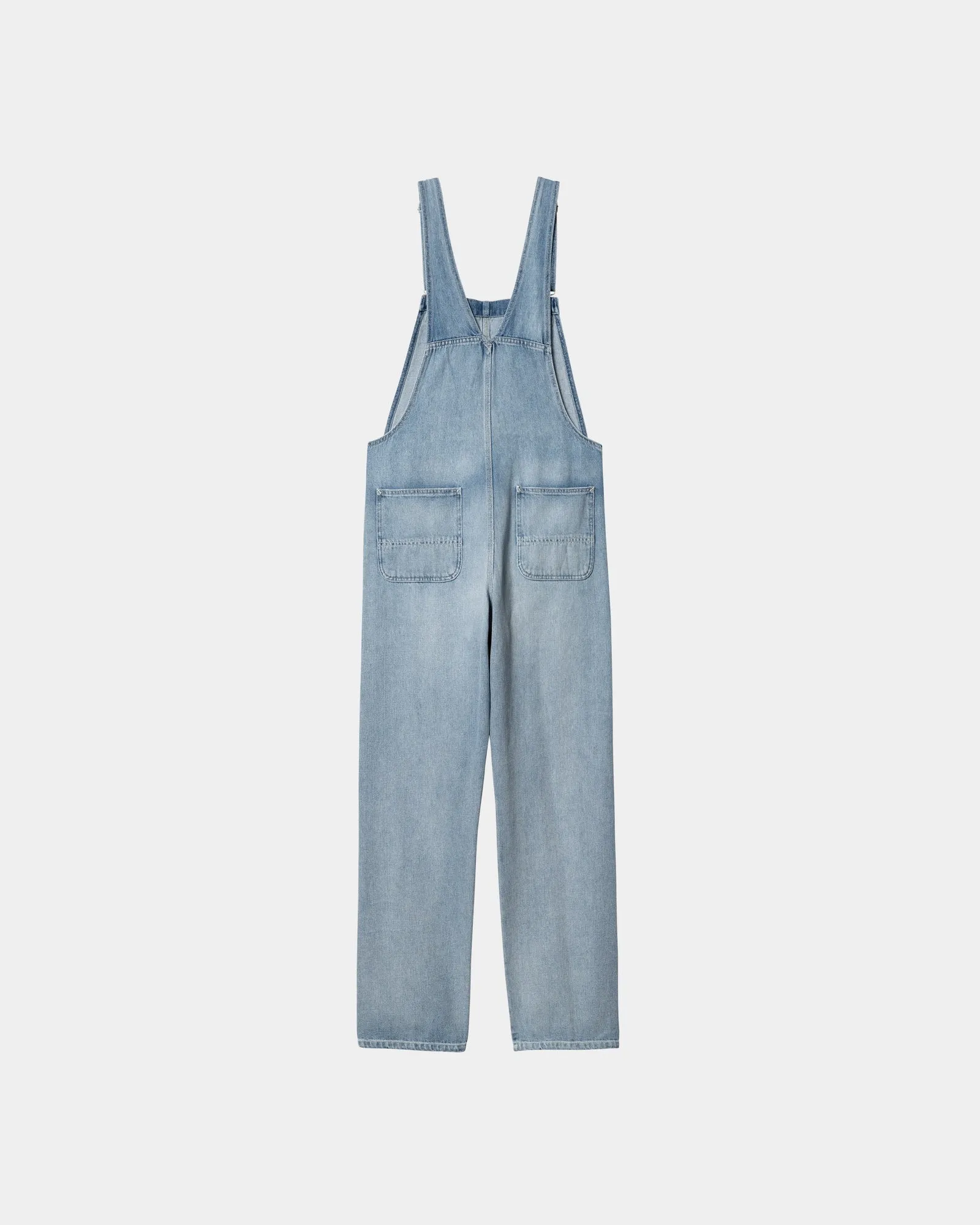 Women's Bib Overall Straight - Denim | Blue (light stone washed)