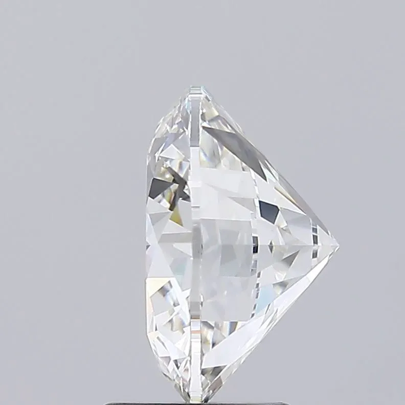 圓形小巧半鑽石訂婚戒指【淨戒托】 - EC109 With 4.0 Carat Round Shape Lab Diamond